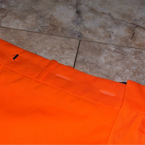 Off-White Nylon Oversized Pants Orange Tailoring Fit Size 48 - Picture 9 of 14